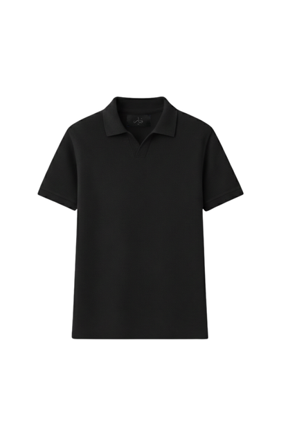 Essential Piqué Polo - Black
